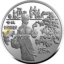 中国古代科技发明发现金银铂纪念币（第3组）1/4盎司圆形铂质纪念币