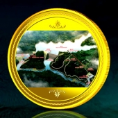 2014年4月：葛洲坝集团老挝南涧水电站枢纽工程项目定制金币