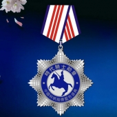 2011年1月：设计制作骑士勋章定制高档纪念奖章