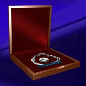 2014年5月：定制广东友元制作纪念银币镶水晶镶纯银纪念币