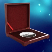 2015年3月制造  香港万宁集团公司千足银纪念银币订制