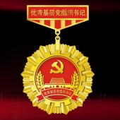 2015年10月设计制作　安康市委表彰优秀共产党员功勋章设计制作