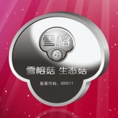 2016年4月定制　上海雪榕公司上市纪念银砖定制银条加工定制