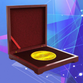 2016年12月　广州定制　东呈国际企业定制纯金币金牌