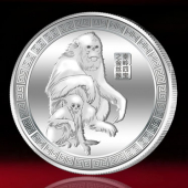 2017年2月　陕西定制　汉中旅游文化节定制纯金银纪念币定制