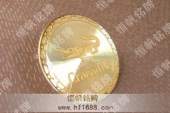 鳄鱼公司徽标高档徽章纪念章制作式样