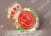 金属会徽滴胶徽章冲压胸章图片欣赏