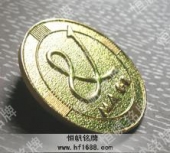 纪念币金属镀金徽章制作模板
