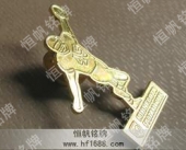 金属冲压徽章,合金徽章镀金徽章制作