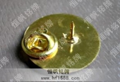 中华医学会沙金滴胶徽章,金属滴塑徽章