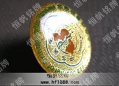 中华医学会沙金滴胶徽章,金属滴塑徽章