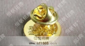 萃华金店诚信百年纪念徽章,金属纪念章