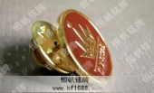 萃华金店诚信百年纪念徽章,金属纪念章