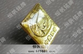 金属滴塑胸章,金属滴胶胸章制作
