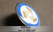 中外金属胸牌,金属胸章,金属滴胶胸牌