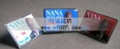 不锈钢印刷滴胶徽章,金属印滴塑胸章