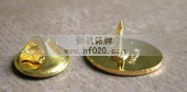 皇冠镀金徽章,镀金胸章,镀金徽标,镀金胸针