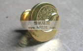 广东省政府外事办高档纯金徽章,纯金徽标