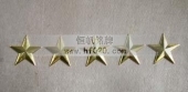 金属镀金五角星徽章,五角星胸标,五角星胸针