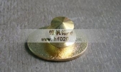 浩宇公司西服胸徽,西装胸徽,金属立体胸徽