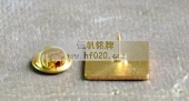 金属K金胸针,金属K金徽标