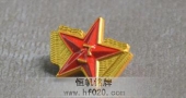 八一军徽徽章,八一部队标志徽章,军队五角星徽章