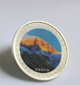 纪念攀登珠穆朗玛峰纪念银币,白银银币生产加工厂家