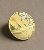 南海舰队金币制作,金币定做,定制金币,纯金纪念章生产厂家