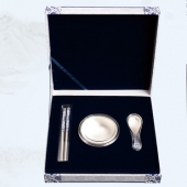 纯银筷子制作,纯银勺子定制,制作银碗筷子